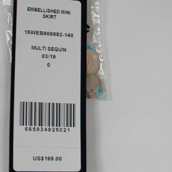 Bebe Embellished Mini Skirt - Picture 7 of 7